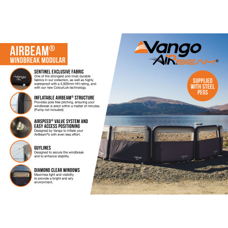 Zástěna Vango AirBeam Modular Windbreak