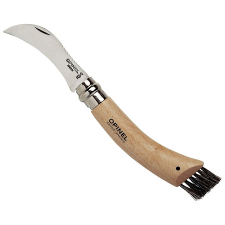 Nůž Opinel VRI N°08 Inox nůž houbařský rukojeť buk