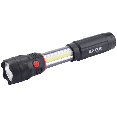 Svítilna Extol 100lm, CREE + 150lm, COB s magnetem