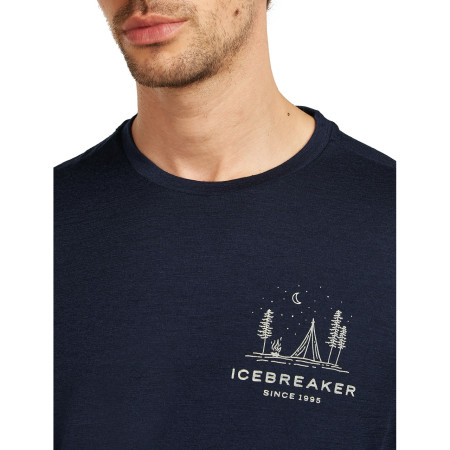 Pánské triko Icebreaker Men Merino 150 Tech Lite SS Tee Peaceful Pass