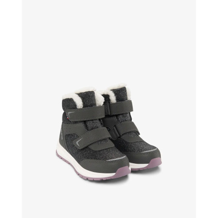 Dětské zimní boty Viking Outdoor Footwear Equip Glitter Warm WP 2V Charcoal/Dusty Pink