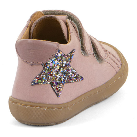 Dětské celoroční barefoot boty Froddo Ollie S Star Pink