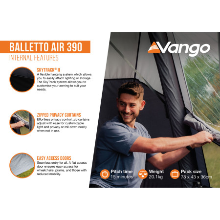 Předstan Vango Balletto Air 390