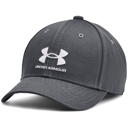 Dětská kšiltovka Under Armour B Essential Low Lockup Adj Pitch Gray