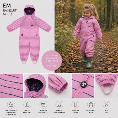 Dětská kombinéza DucKsday Rainsuit Em