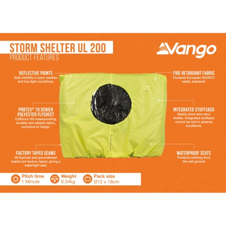 Přístřešek Force Ten Storm Shelter UL 200