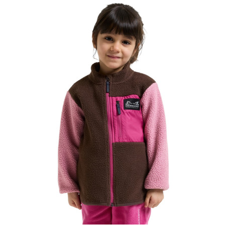 Dětská mikina Didriksons Anten Kids Fullzip 2 Oyster Pink