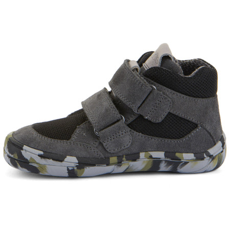 Dětské celoroční barefoot boty Froddo Barefoot Tex Fun Autumn Grey/Black