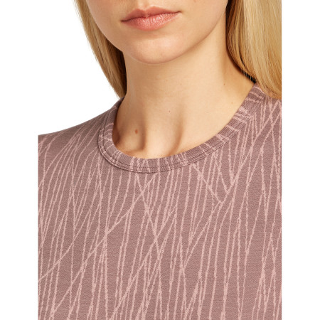 Dámské funkční triko Icebreaker Women Merino 260 Tech Vertex LS Crewe Delta Lines AOP