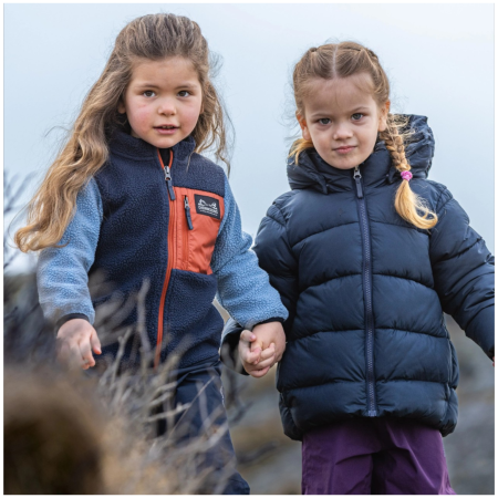 Dětská mikina Didriksons Anten Kids Fullzip 2 Winter Blue