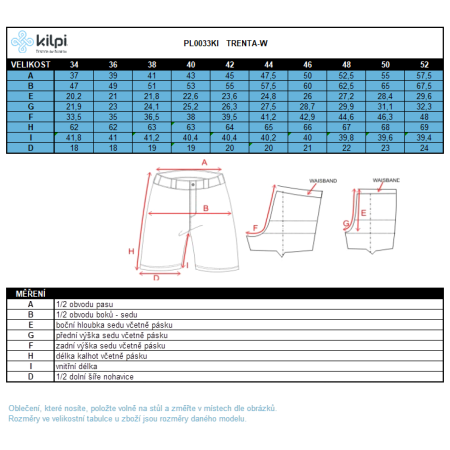 Dámské 3/4 kalhoty Kilpi Trenta-W