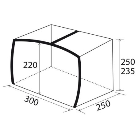 Přístřešek Brunner Skia 300 Aerocampin