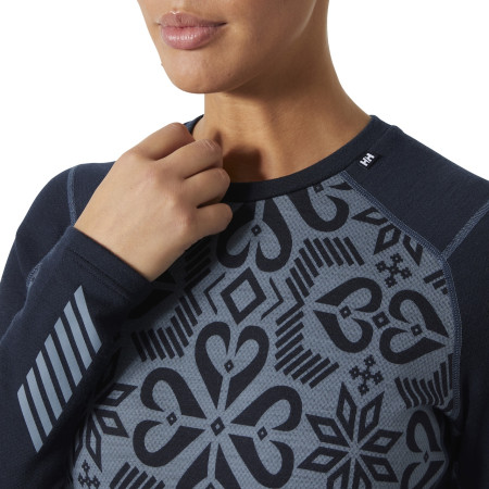 Dámské funkční triko Helly Hansen W Lifa Merino Midw Gra Crew