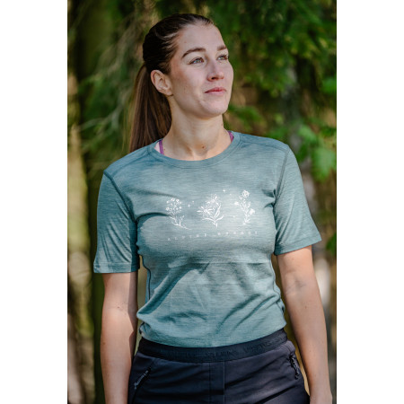 Dámské triko MOOA Merino Lyolite Bloom 150 Short