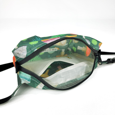 Ledvinka High Tail Designs Fanny Pack Forest Mushroom