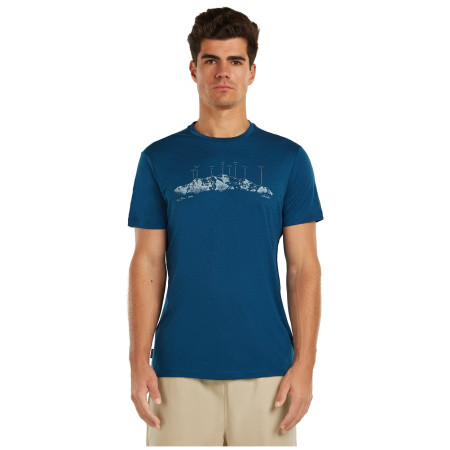 Pánské tričko Icebreaker Men Merino 150 Tech Lite SS Tee The Peaks