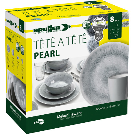 Sada nádobí Brunner Set tête-à-tête Pearl 8 pcs