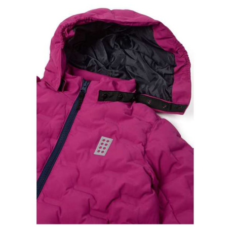 Dětská zimní bunda LEGO® Official Merchandise Lwjipe 706 Fuchsia