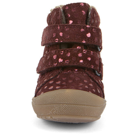 Dětské zimní boty Froddo Ollie Wool Tex Bordeaux
