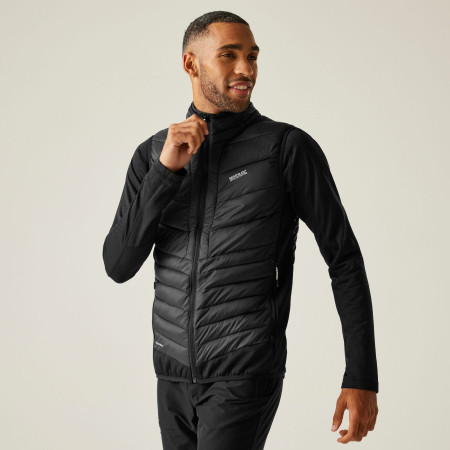 Pánská vesta Regatta Leedre Hybrid B/W