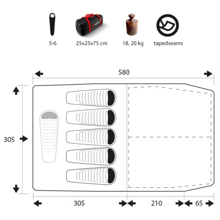 Rodinný stan Trimm Monzun