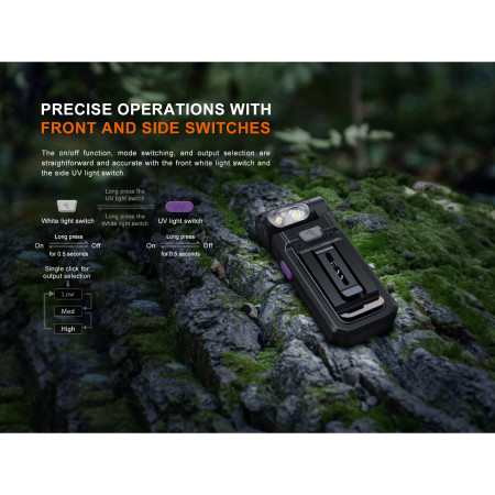 Kapesní baterka Fenix SW05R-UV