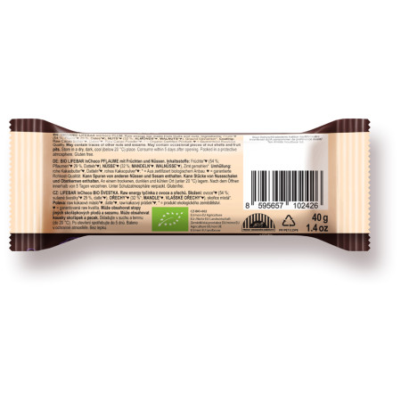 Energetická tyčinka Lifefood Švestková RAW BIO 40 g