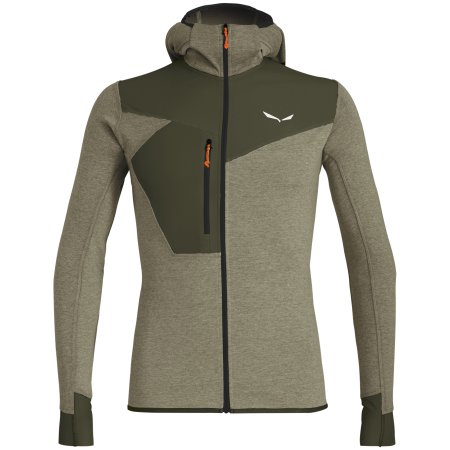 Pánská mikina Salewa Puez 2 Dry M L/S Hood Fz Tee