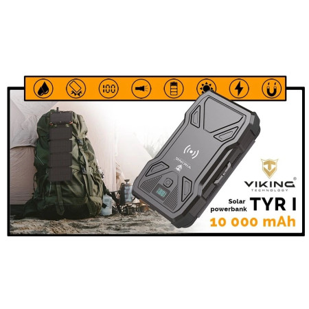Solární powerbanka Viking Technology Tyr II