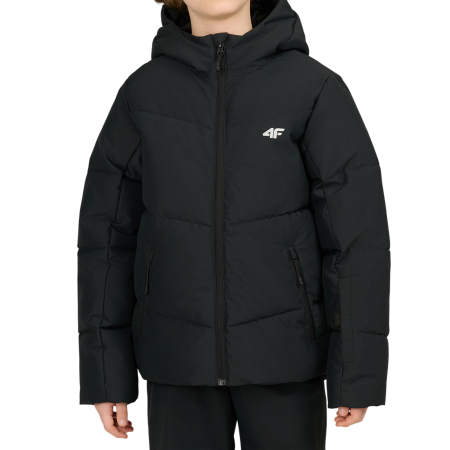 Dětská lyžařská bunda 4F Technical Jacket M1188 Deep Black