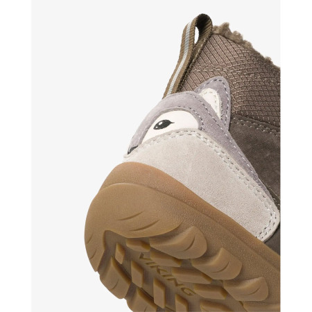 Dětské zimní boty Viking Outdoor Footwear Alv Barefoot Paw Warm WP 2V Taupe