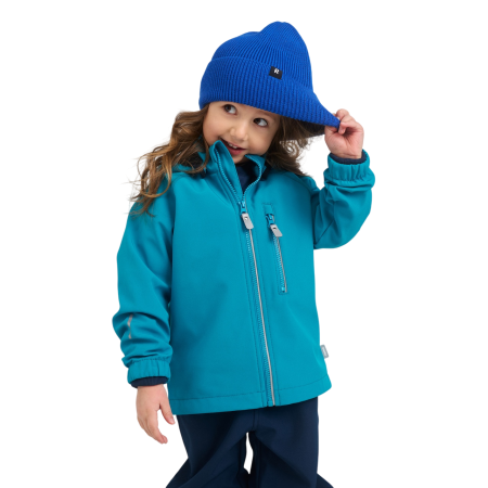 Dětská softshellová bunda Reima Vantti Aquatic Blue