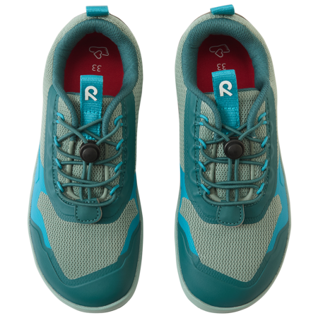 Dětské barefoot boty Reima Tallustelu Stone Green