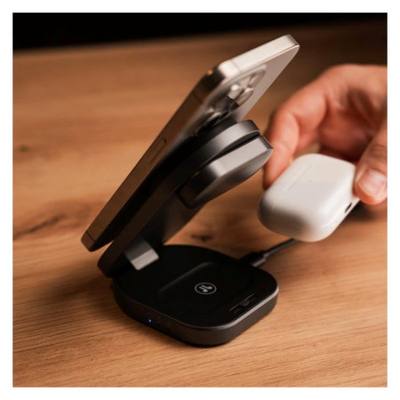Bezdrátová nabíječka Swissten MagBase 3-in-1