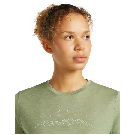 Dámské triko Icebreaker Women Merino 150 Tech Lite SS Tee Sparkling Stars