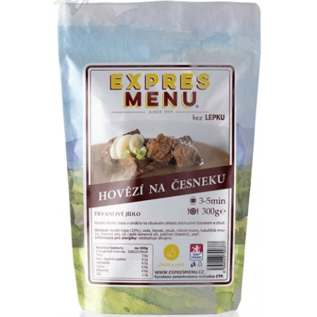 Jídlo Expres menu Hovězí na česneku 300 g