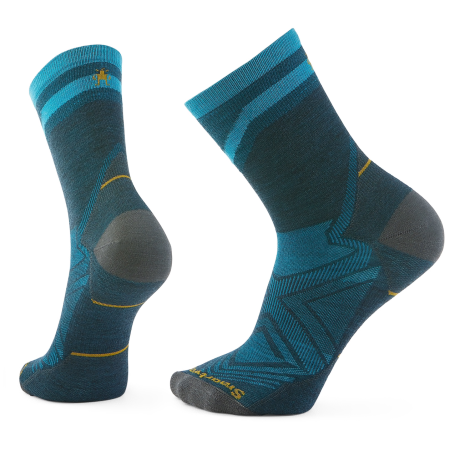 Ponožky Smartwool Run Zero Cushion Mid Crew Pattern