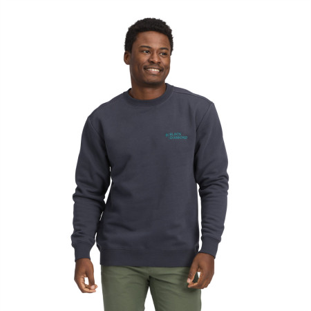 Pánská mikina Black Diamond M Mini Stacked Crewneck