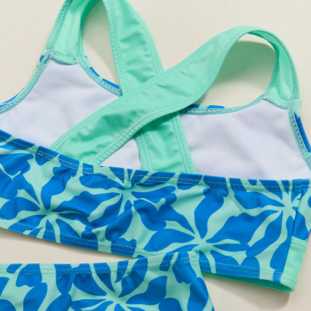 Dětské plavky Regatta Dakaria Bikini III SnBluIcGrnFl