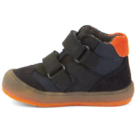Dětské celoroční barefoot boty Froddo Ollie Lumi Tex Dark Blue