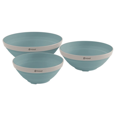 4camping.cz - Sada misek Outwell Collaps Bowl Set - světle modrá