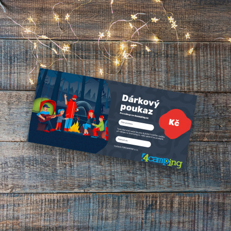 Voucher 4camping Elektronický dárkový poukaz