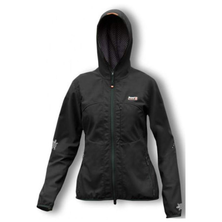 Dámská bunda Humi Askja-černá-čelní pohled