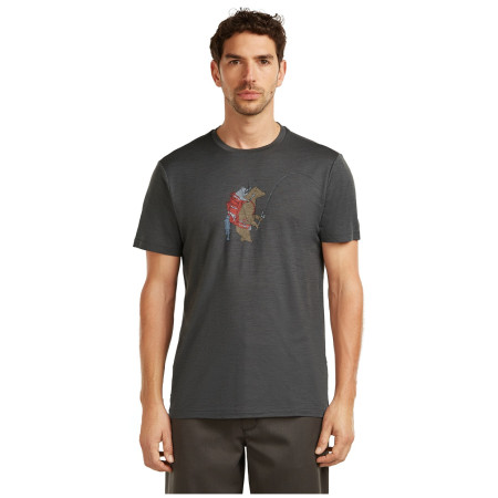 Pánské triko Icebreaker Men Merino 150 Tech Lite SS Tee Bear Catch