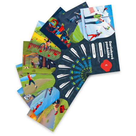 Voucher 4camping Elektronický darkový poukaz SK