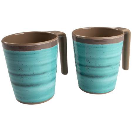 4camping.cz - Sada hrnků Bo-Camp Mug Halo 4 ks - tyrkysová