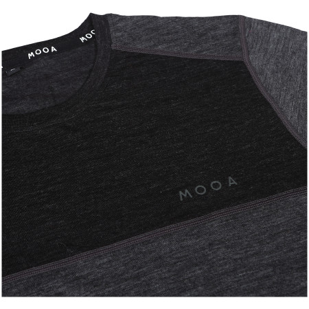 Pánské triko MOOA MerinoSilk Block 160 short