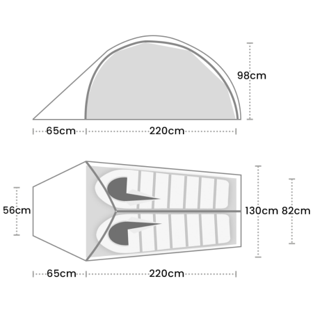 Ultralehký stan Terra Nova Equipment Solar Photon 2