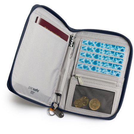 Peněženka Pacsafe RFIDsafe compact travel organizer