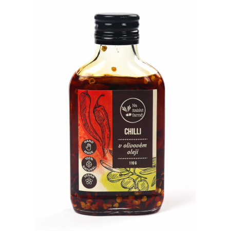 Hotové jídlo Na Italské farmě Chilli V Olivovém Oleji
